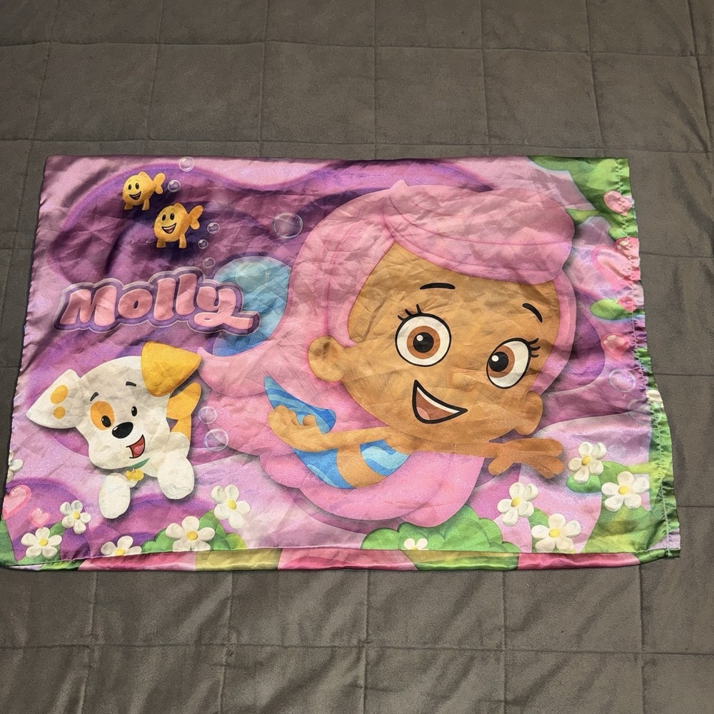 Bubble Guppies Standard Size‎ Pillowcase Reversible Nick Jr. Bedding